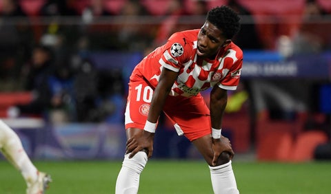 Yáser Asprilla, colombiano en el Girona de la Liga de España