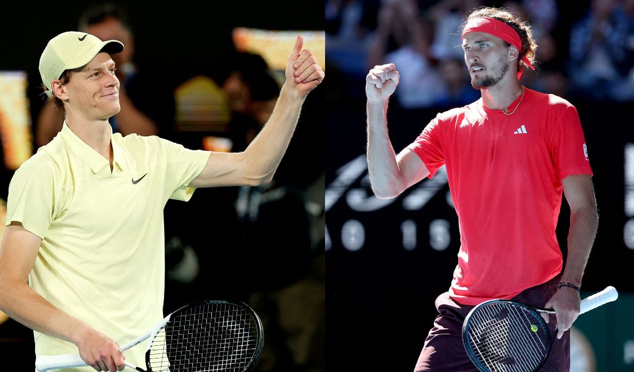 Zverev y Sinner son finalistas del Australian Open