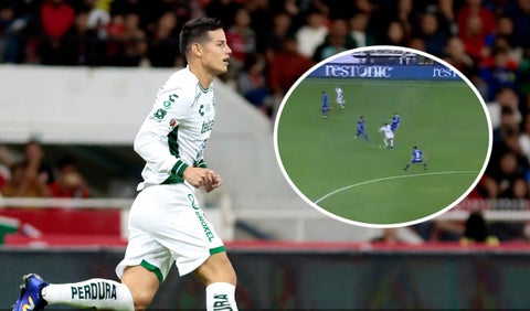 James Rodríguez - 8 de febrero en el Club León