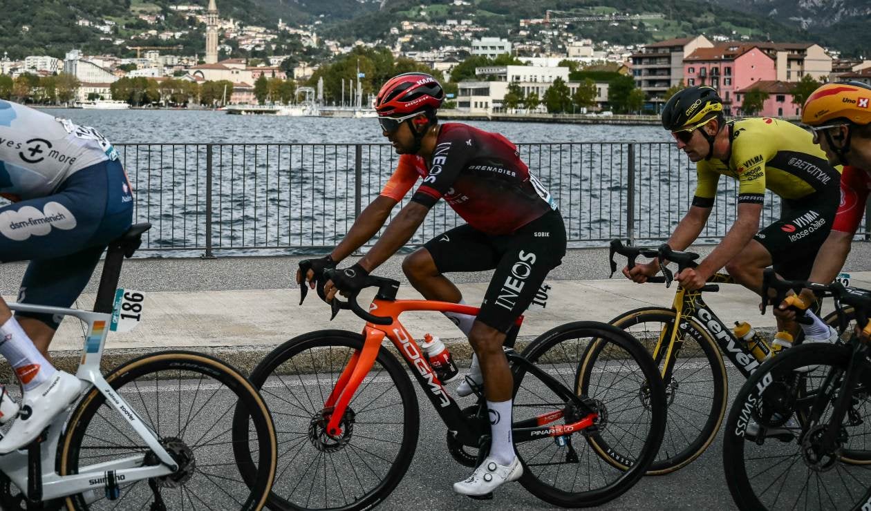 Brandon Rivera, ciclista colombiano en la Vuelta a Andalucía