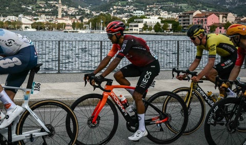 Brandon Rivera, ciclista colombiano en la Vuelta a Andalucía