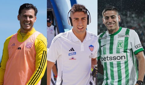 Juan Pablo Vargas, Santiago Mele y Camilo Candido