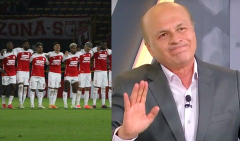 Carlos Antonio Vélez reaccionó a la aplastante victoria de Santa Fe sobre Envigado