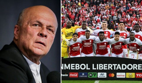 Carlos Antonio Vélez y Santa Fe en Copa Libertadores 2025
