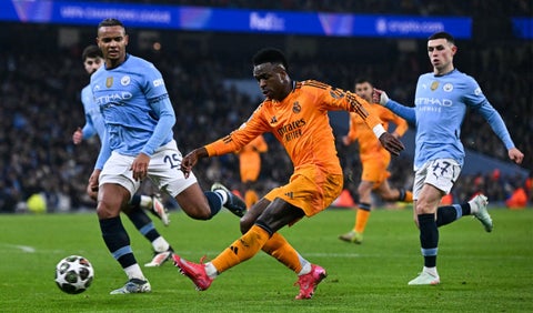 Manchester City vs Real Madrid , Champions