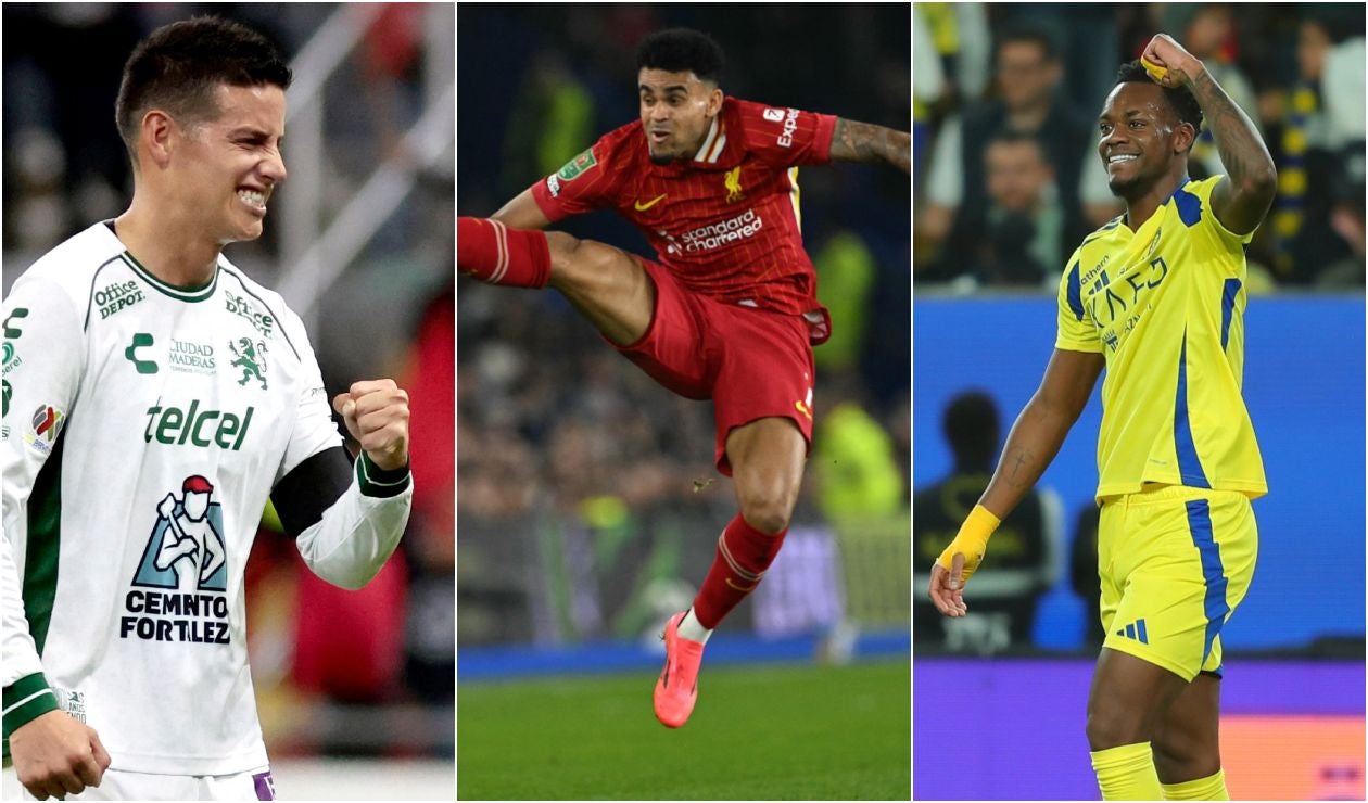 James, Luis Díaz y Jhon Jader Durán