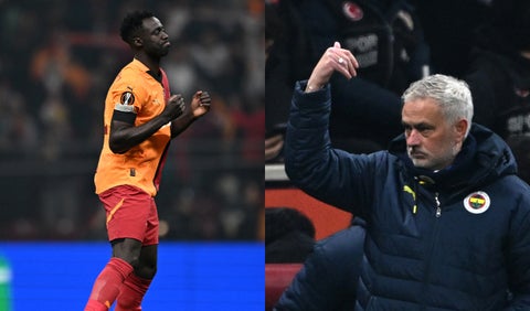 Dávinson Sánchez y José Mourinho