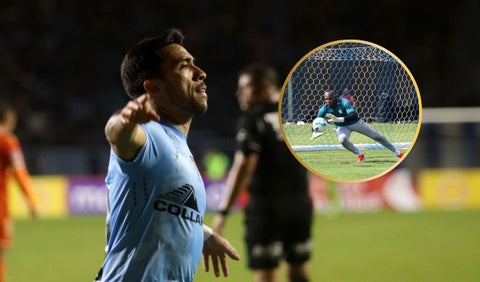 Edson Puch, gol a Santa Fe