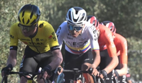 Egan Bernal en carrera