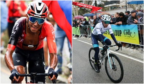 Egan Bernal y Santiago Buitrago
