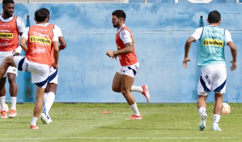 Emelec entrenamiento en la LigaPro Ecuabet