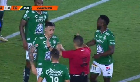 Gol invalidado en León vs Tigres