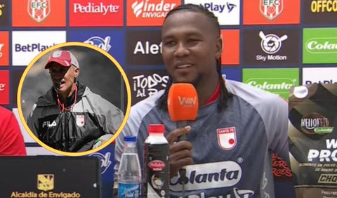 Hugo Rodallega contó cómo Santa Fe se repuso tras la eliminación en Libertadores