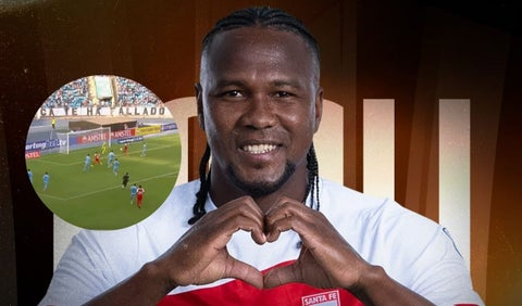 Hugo Rodallega go con santa fe en Libertadores