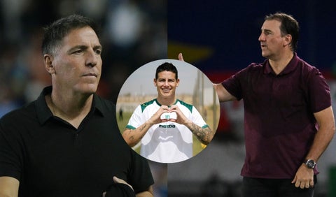 Berizzo habló con Néstor Lorenzo sobre James Rodríguez