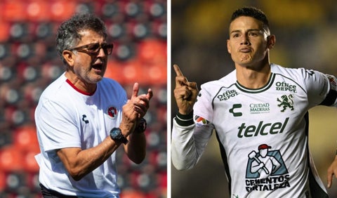 Juan Carlos Osorio y James Rodríguez, técnico y futbolista colombiano, respectivamente