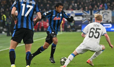 Juan Cuadrado en Champions League con Atalanta