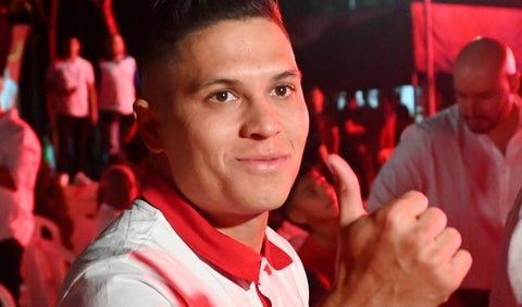 Juan Fernando Quintero en su llegada a América