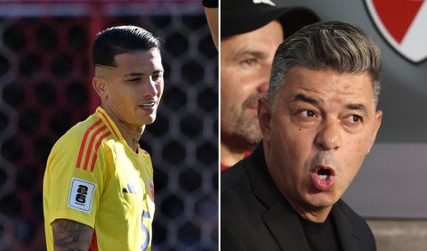 Kevin Castaño y Marcelo Gallardo