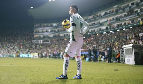 James Rodríguez con León