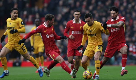 Liverpool vs Wolves, Premier League