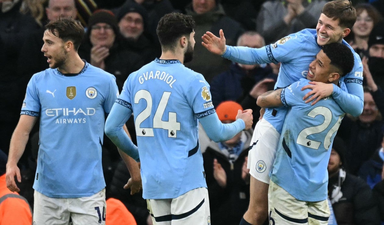 Manchester City celebra gol vs Newcastle United