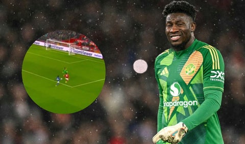 Nuevo blooper de Onana en el Manchester United
