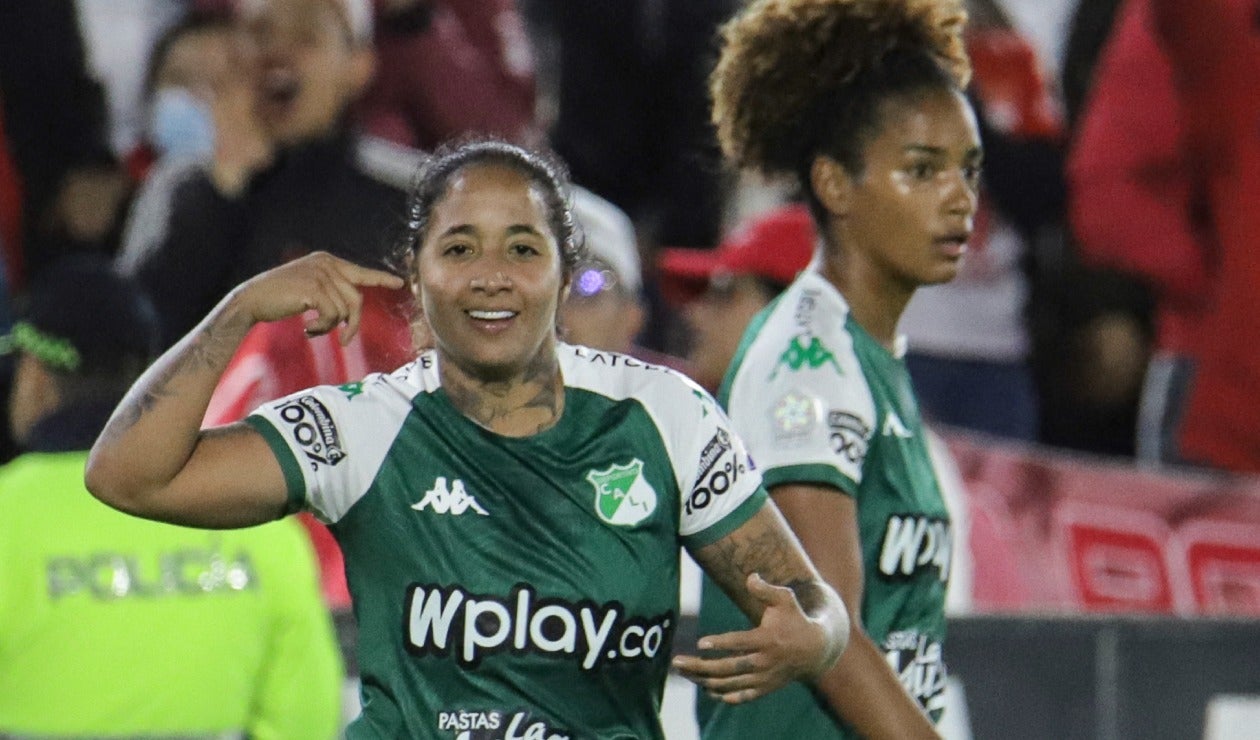 Manuela Paví con el Deportivo Cali en el 2024