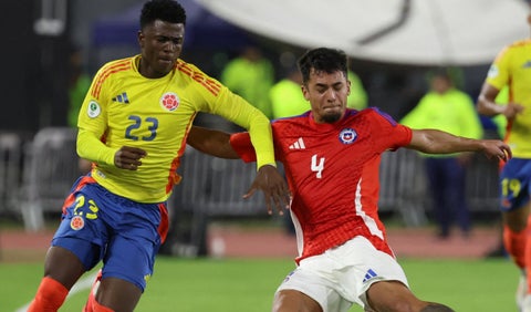 Neiser Villarreal en el Sudamericano Sub-20