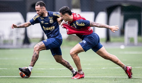 Neymar en Santos de Brasil