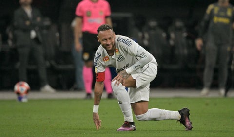 Neymar Jr con Santos