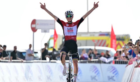 Tadej Pogacar, campeón del UAE Tour 2025