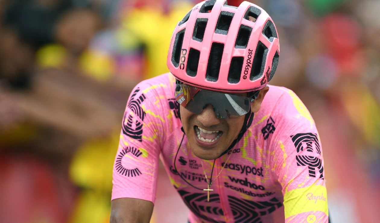 Richard Carapaz en la temporada 2025