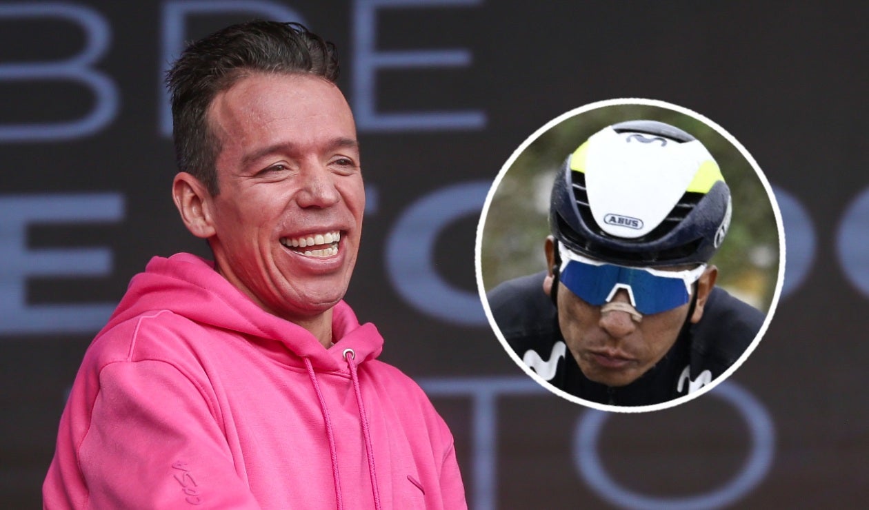 Rigoberto Urán y Nairo Quintana, ciclistas colombianos