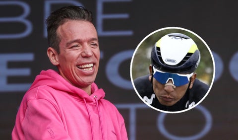 Rigoberto Urán y Nairo Quintana, ciclistas colombianos