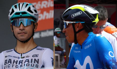 Santiago Buitrago y Nairo Quintana