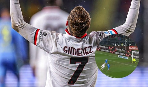 Gol Santiago Giménez Milan