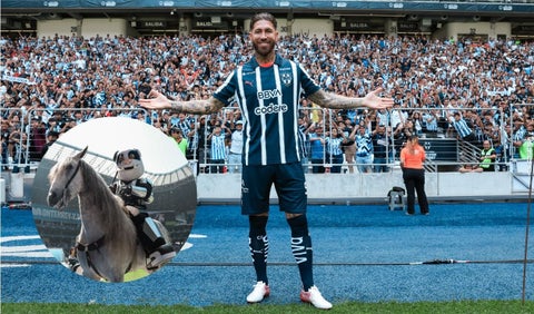 Así fue el recibimiento de Monterrey a Sergio Ramos
