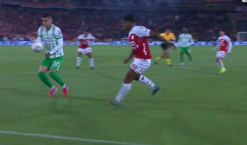 Santa Fe vs Nacional , penal