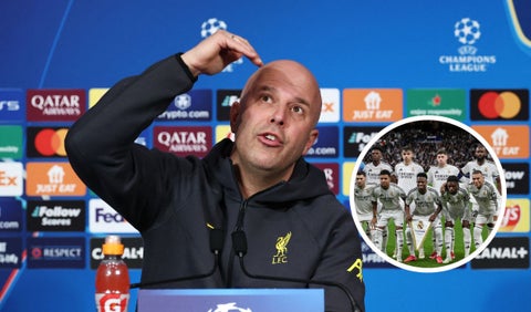 Arne Slot habló sobre la suerte del Real Madrid