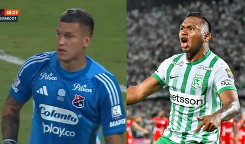 Washington Aguerre y Alfredo Morelos