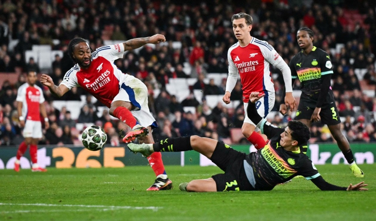 Arsenal y PSV en duelo por Champions 2024-2025
