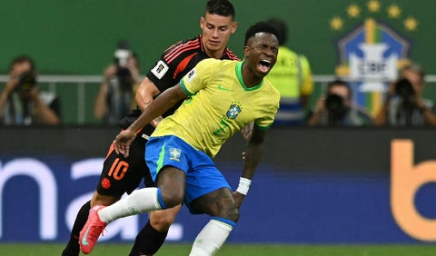 Brasil derrotó a Colombia 2-1