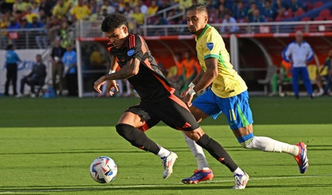 Brasil y Colombia en duelo por Copa América 2024