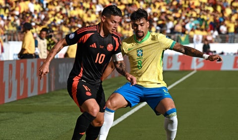 Brasil y Colombia en duelo por Copa América 2024