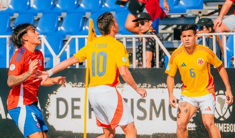 Colombia vs Chile Copa América de Fútbol Playa