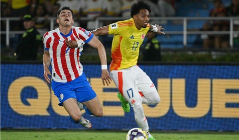 Colombia empató, pero arrasó con Paraguay en el 1X1 de la fecha 14