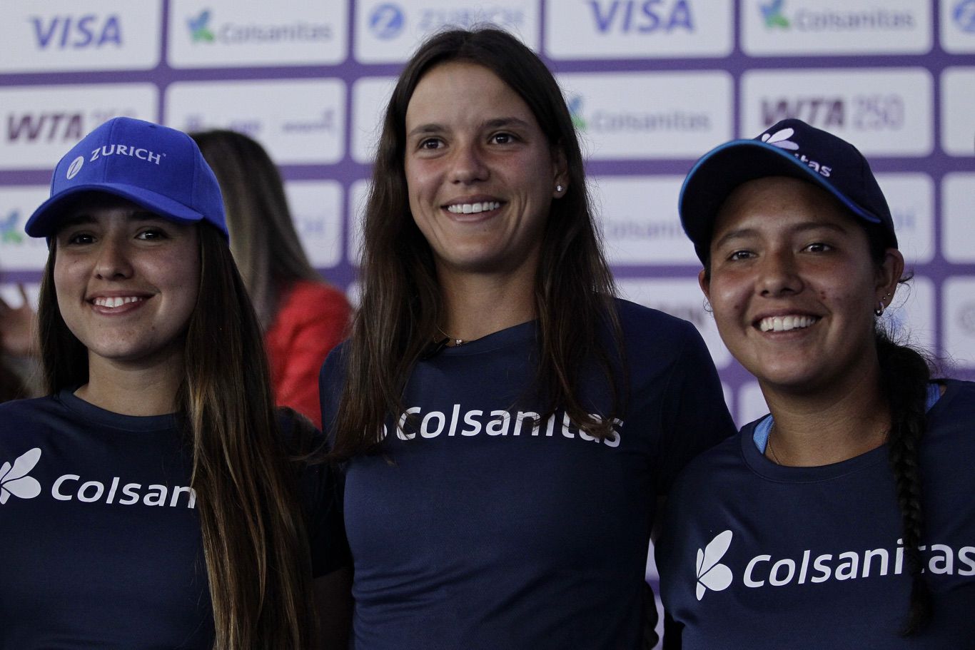 Camila Osorio y Emiliana Arango, presentación Copa Colsanitas