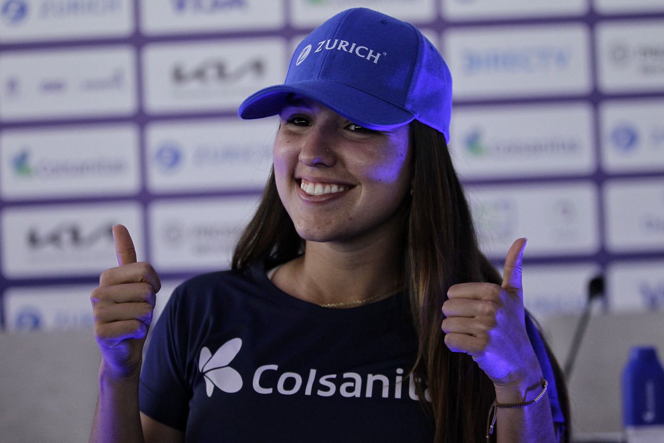 Camila Osorio y Emiliana Arango, presentación Copa Colsanitas