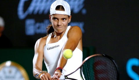 Emiliana Arango, tenista colombiana en la WTA